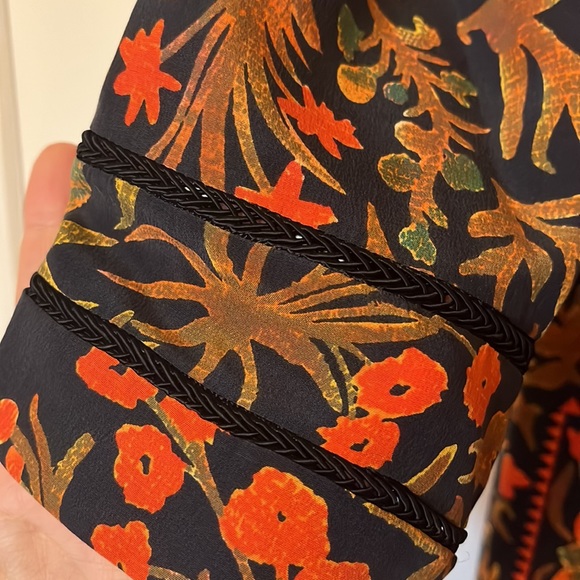 Dolce Vita Silk Patterned Dress - Picture 3 of 6